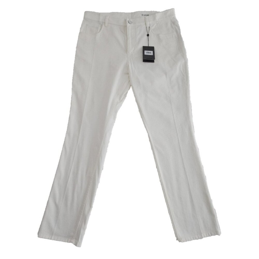 G/Fore Jeans Pants Men's 36x32 Snow White Straight Leg Mid-Rise Golf NEW